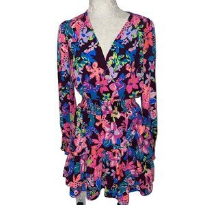 Lilly Pulitzer Womens Dress Size 4 Multicolor Stretch Cherry Ganache New